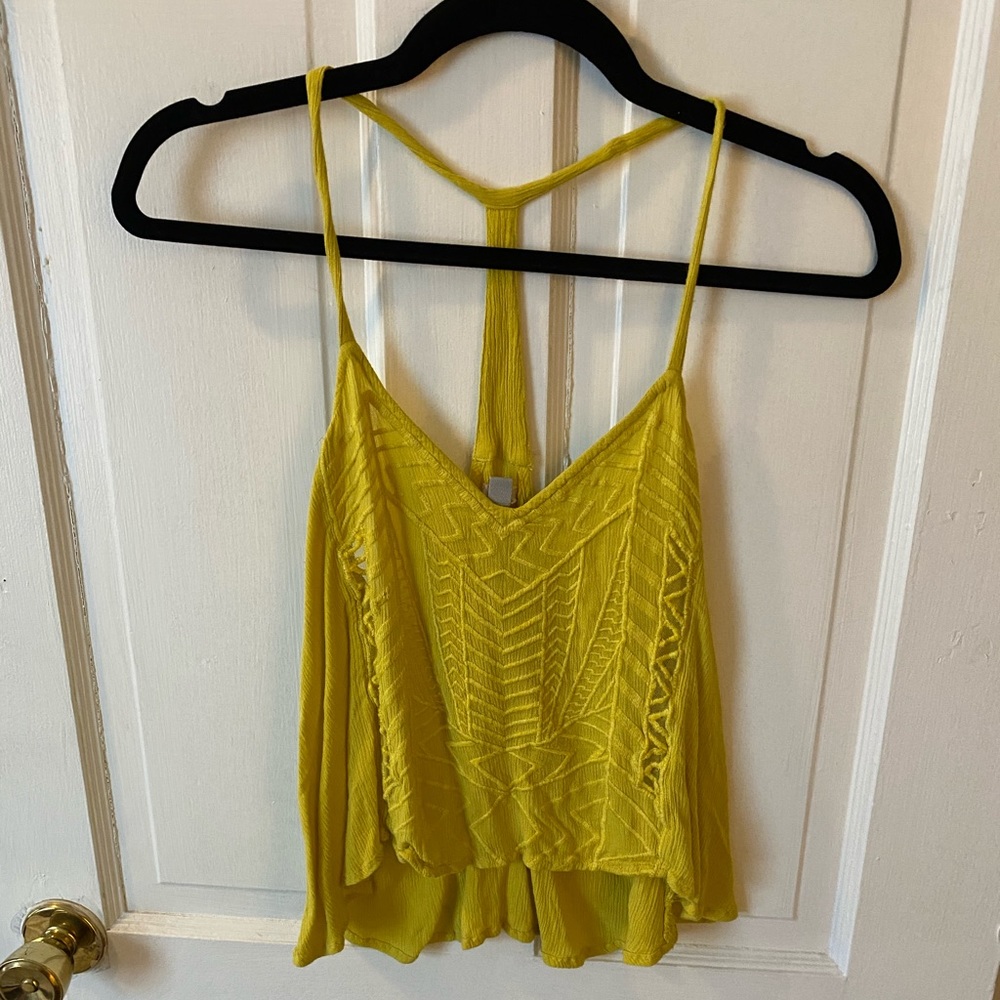 Flowy Yellow Tank Top